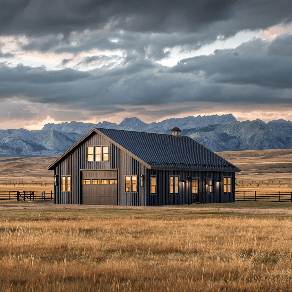 Custom building on the Wyoming plains